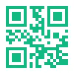 Custom green QR code generated from CSV file — bulk QR code maker output